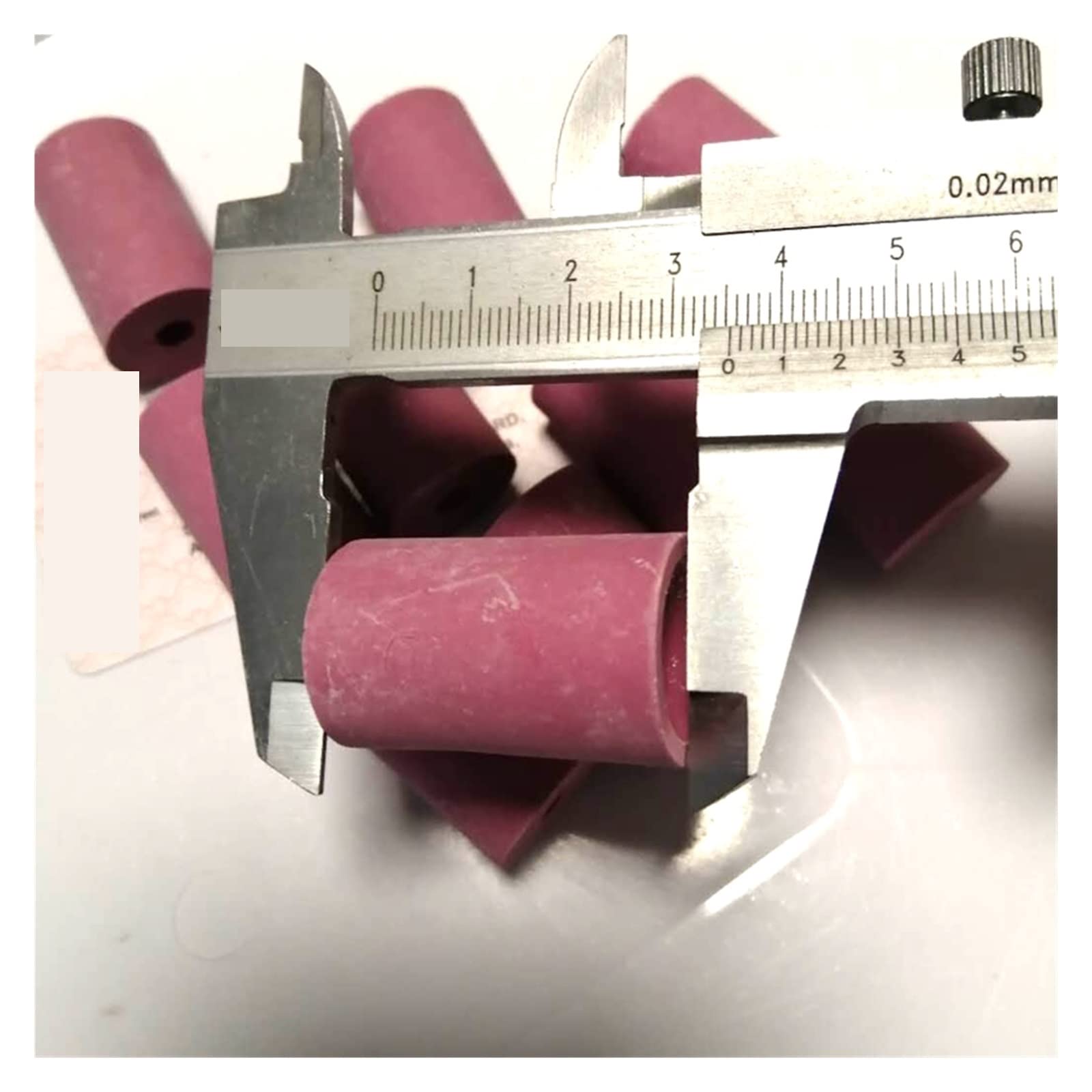 6 X 21 X 36 Mm Zylindrische Keramik-Sandstrahldüse, Säulen-Keramik-Sandstrahlerspitzen for 1200L Sandstrahlpistole (Color : 20pcs, Size : 8x21x35mm)