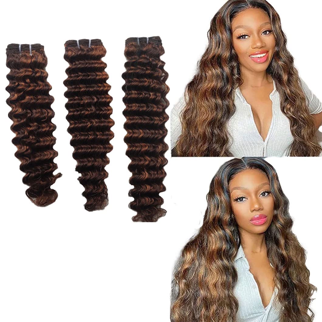 Bundles Human Hair Ombre Bundles Deep Wave Bundles P1b 30