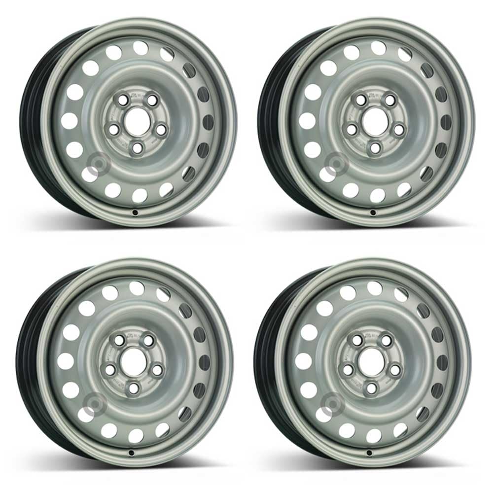 4x Alcar Stahlfelgen 4-9845 6.0Jx16 ET53 5x112 kompatibel mit Ford Galaxy