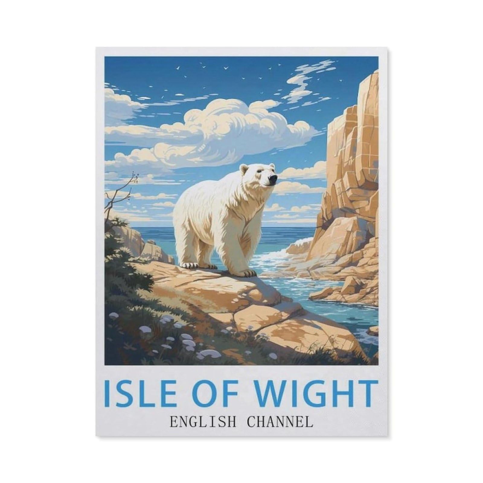 Isle of Wight English Channel，Jigsaw Puzzles 1000 Pieces for Adults, Classic Puzzle Kids Puzzle Challenging And Difficult Puzzles for Adults And Teens（50x70cm）-EY72