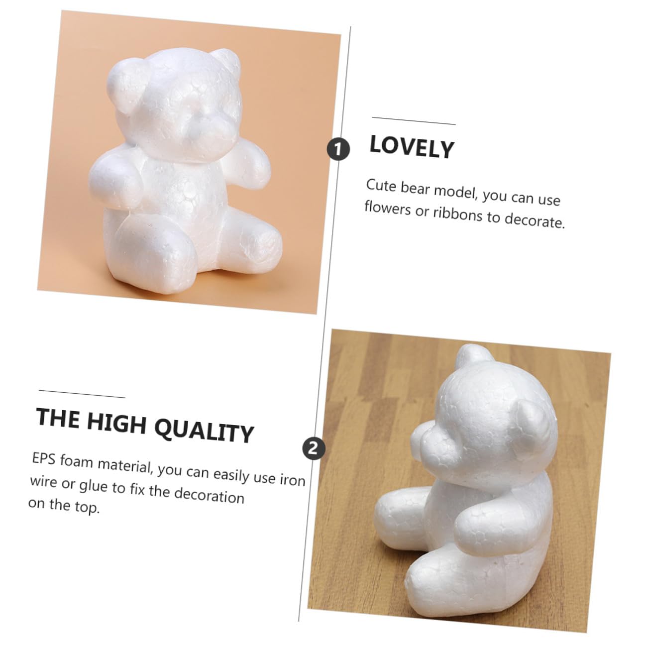 Tofficu Lot de 6 Moules Créatifs en Forme Dours Accessoires pour Jouets Et Décorations de Bureau pour Enfants