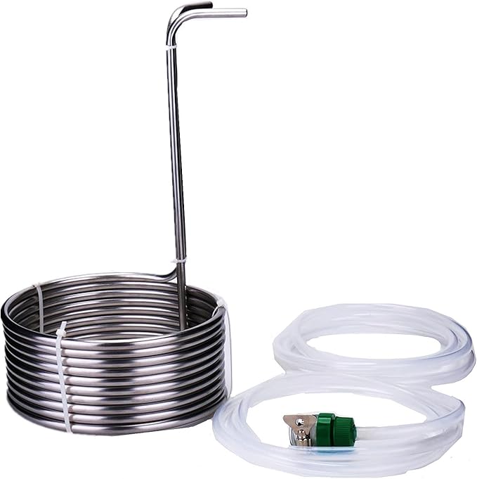 KK5 Immersion Wort Chiller Beer Cooling Coil 26.25' Length Food Grade