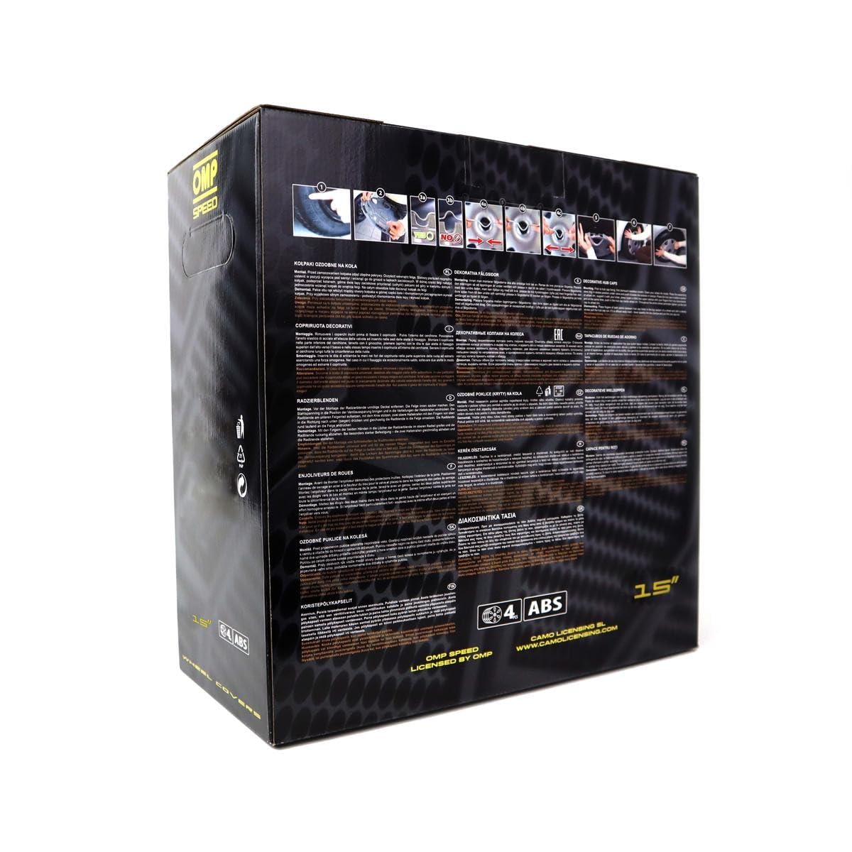 RIDEX 100009A0031 Enjoliveurs 14 Pouces 4 argent, noir