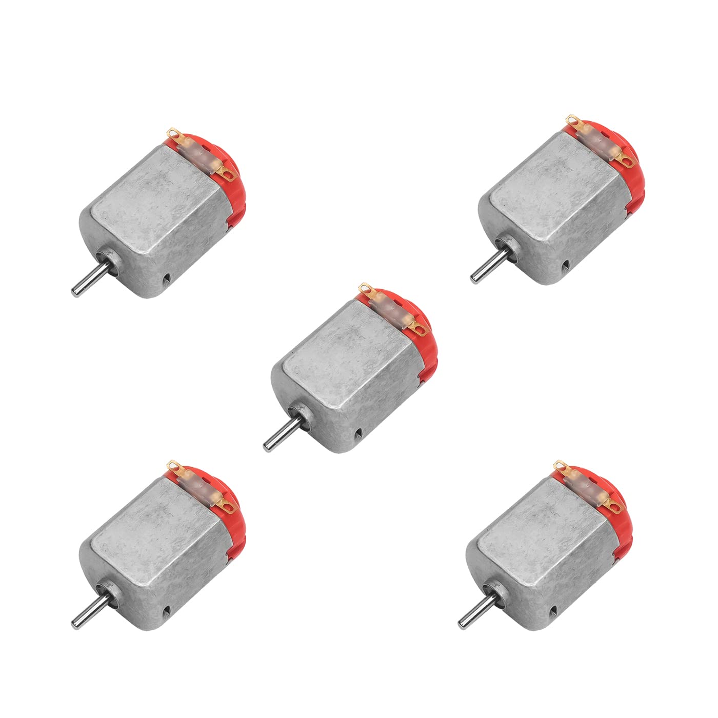 Electronic Spices Pack of 5 DC Electric Toy Motor 3 to 6V Rectangular Red Rear Cover Small Electric Motor 5000 to 10000 RPM for DIY Toys, Science Projects (B09LV6DJ2N) Amazon Price History, Amazon Price Tracker