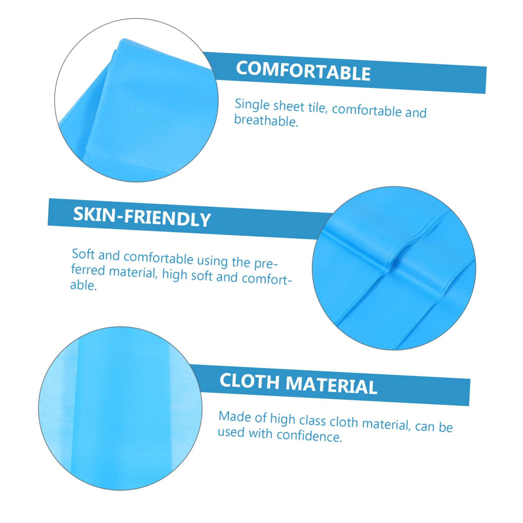 WOFASHPURET Disposable Beauty Towel Foot Pad Spa Gym Salon Feet Towel Absorbent Quick Dry