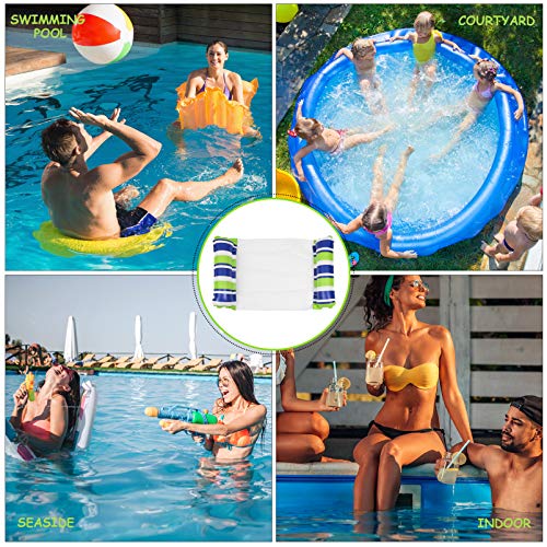 TOYANDONA Piscina Flutuante Água Cama de Rede Durável Almofada Cadeira Flutuante Cama Flutuante Infl