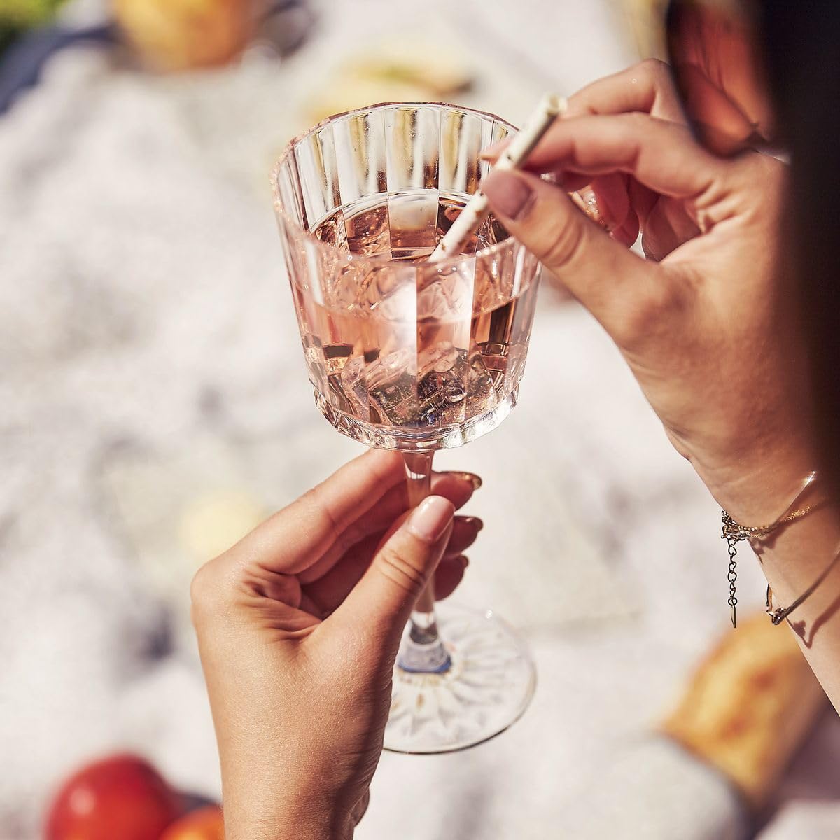 Cristal d'Arques - Kollektion Macassar - Weinglas 35cl, glänzend und sehr widerstandsfähig, 6 Stück - verstärkte Verpackung, für den Online-Verkauf geeignet.