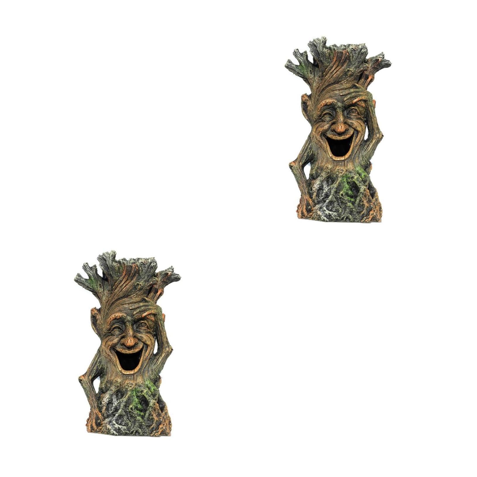 Toyvian 2 Pezzi Decorazione Paesaggistica per Acquari Decorazioni per Tronchi D'acquario Arredamento Piante Tronco Acquario con Acquario Decorazioni per Acquari Resina