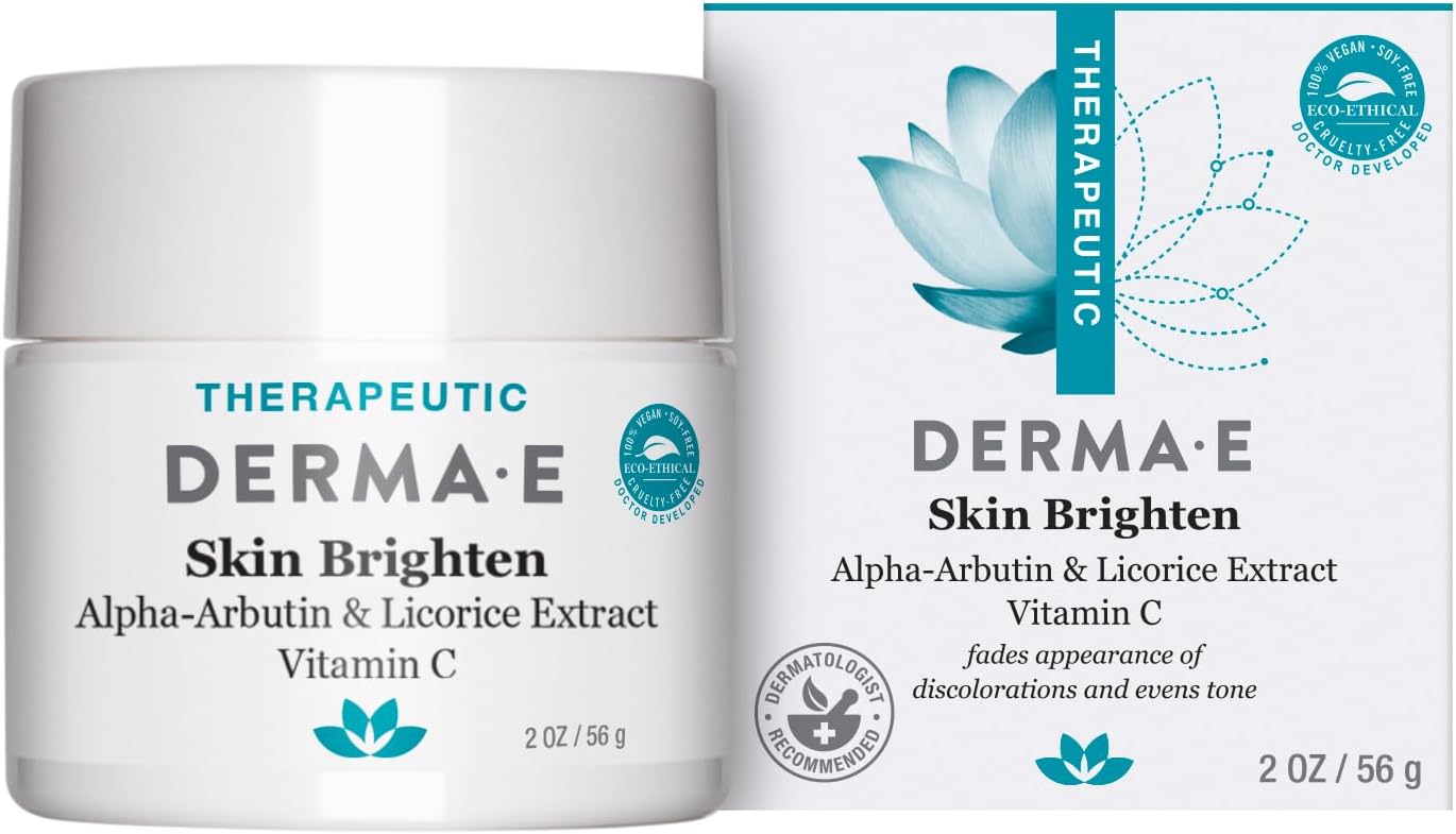 Derma E Skin Brighten Natural Fade & Age Spot Crème, 56 g