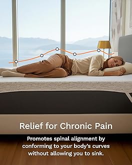 ViscoSoft 3 Inch Memory Foam Mattress Topper King - Select High Density - (Gel-Infused and Ventilated) Mattress Pad with Soft Removable Bamboo-Rayon Cover