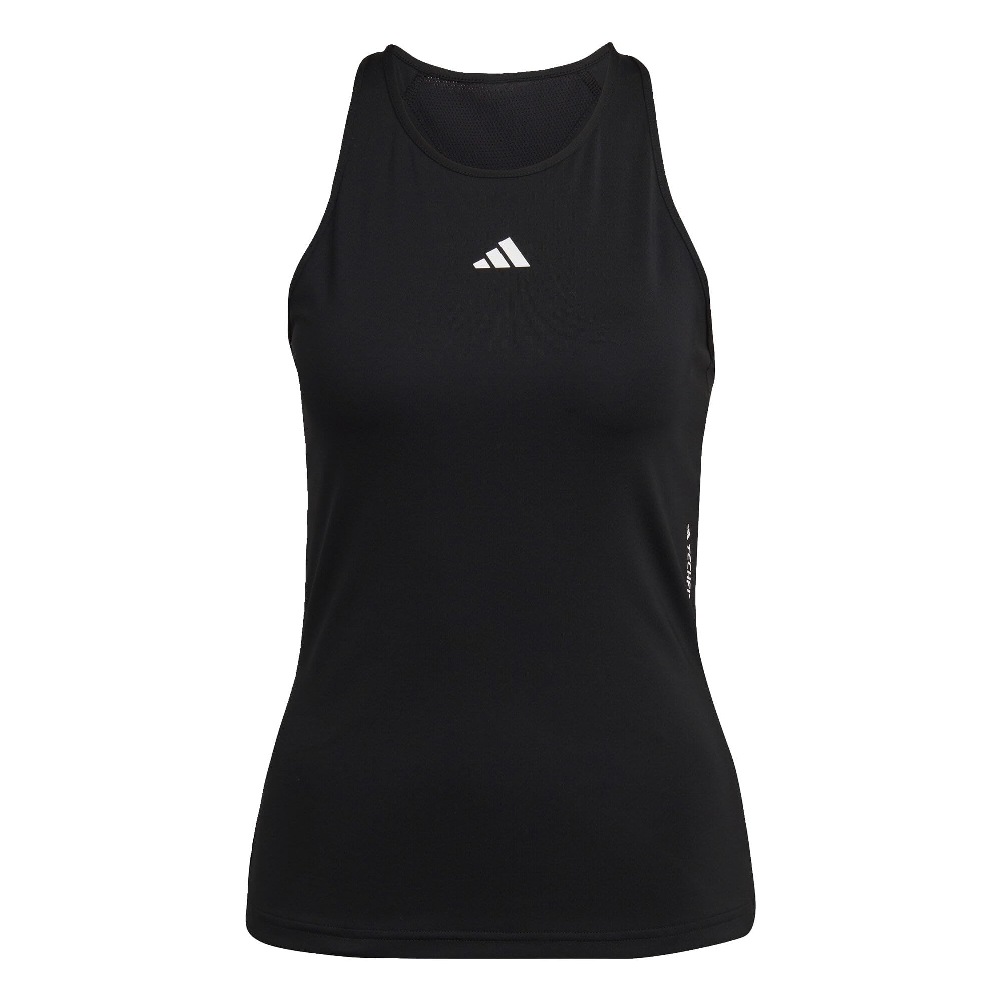 adidas Women's Techfit Racerback Training Tank Top, Black/White, XS