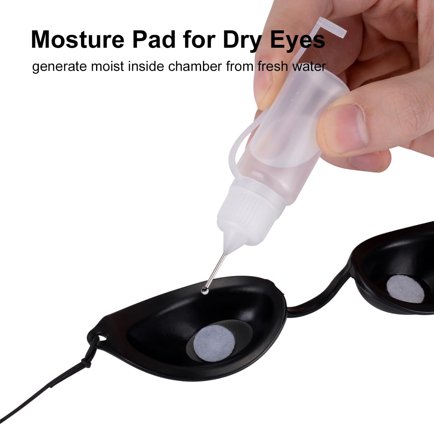 Máscara hidratante 3D Wahah para aliviar los ojos secos, cómoda máscara para dormir para un buen sueño, evita que los ojos secos, evita fugas de aire en los ojos, la mejor máscara para dormir bien