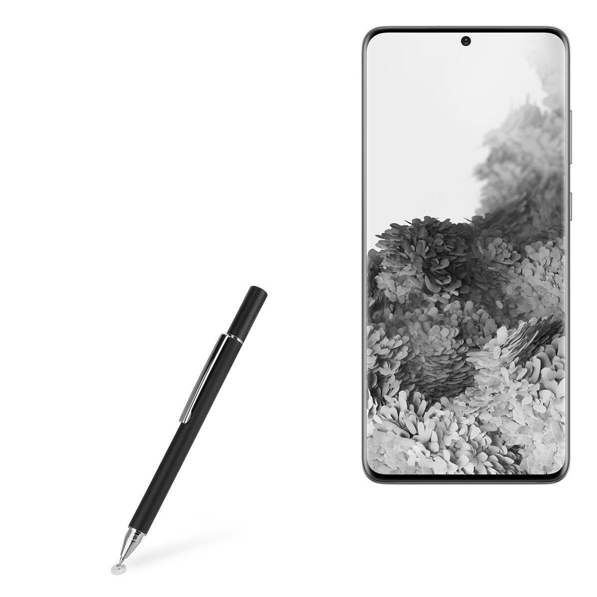 BoxWave Stylus Pen Compatible with Samsung Galaxy S20+ 5G - FineTouch Capacitive Stylus, Super Precise Stylus Pen for Samsung Galaxy S20+ 5G - Jet Black