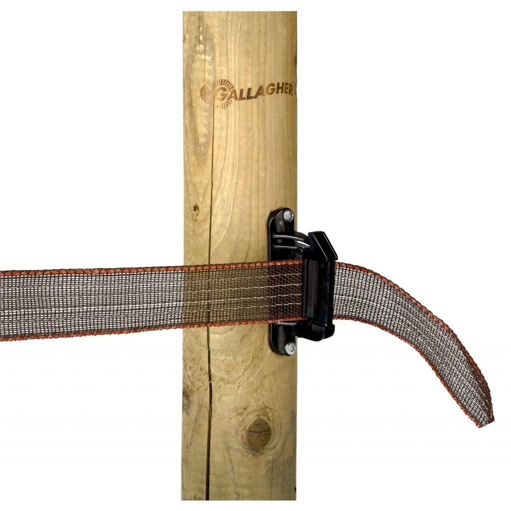 OFFERTA SPECIALE Isolatori Turboline?per nastro?fino a 40mm Gallagher 20 o 100 pezzi Isolatori per nastro 100 pezzi