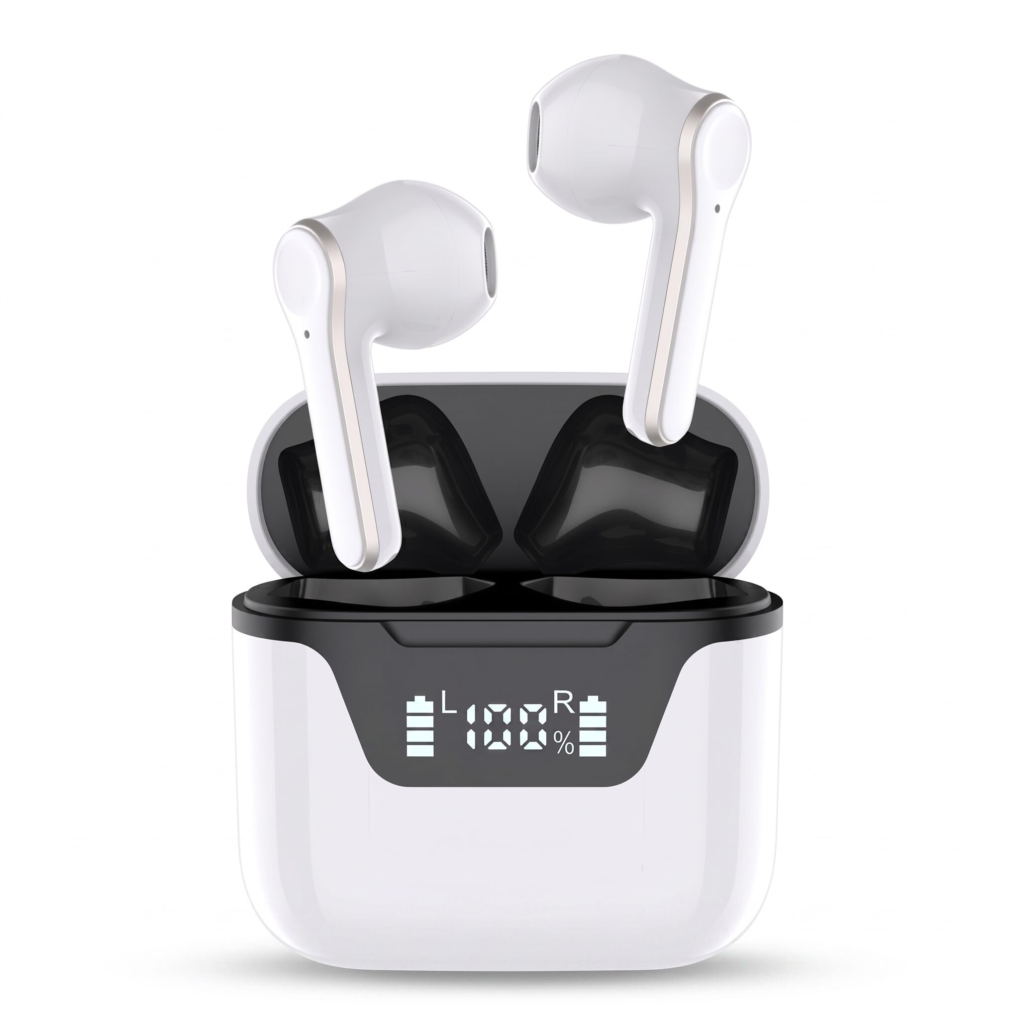 Auriculares con Traductor de Idiomas, Auriculares Bluetooth con Traductor Portátil, Auriculares con Dispositivo de Traductor de Idiomas, Compatible con 144 Idiomas, para Viajes de
