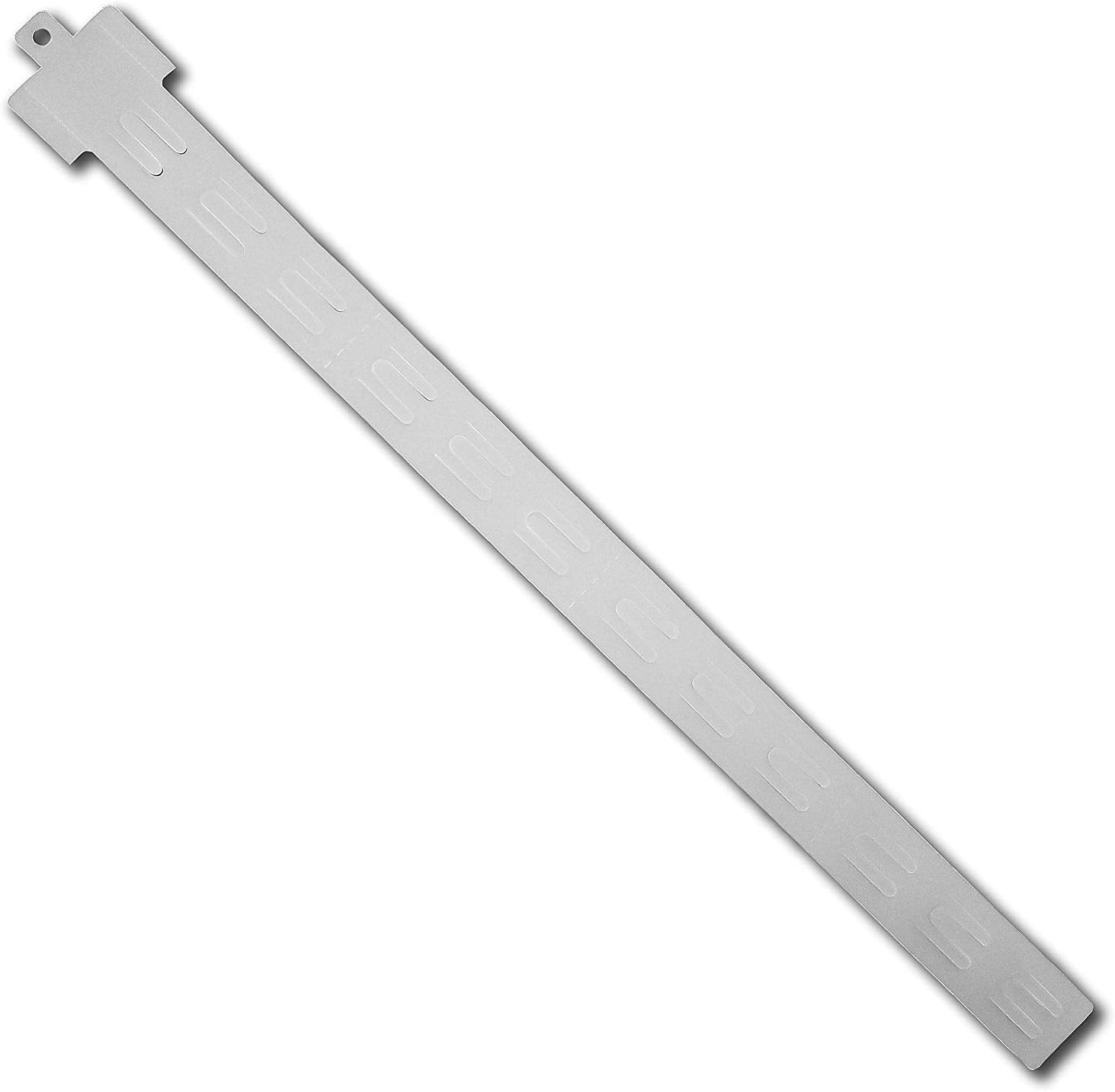 Clip Strip® Brand, 21.3" L Plastic Hanging Merchandise Strip Display for 12 Items with S Hooks, 50 Pack