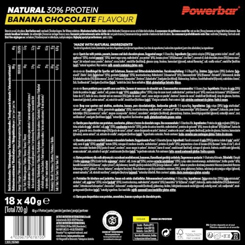 Powerbar Natural Protein Bar (18x40g) Banana Chocolate - Riegel - Protein Riegel – Ansicht 5
