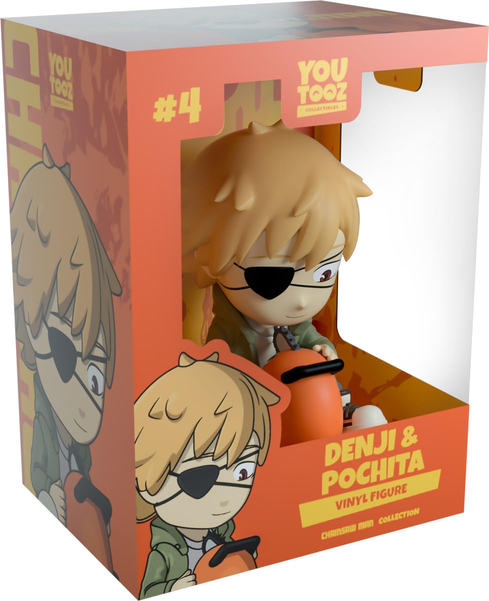 Chainsaw Man Denji and Pochita 3.8" Vinyl Figure Collectible