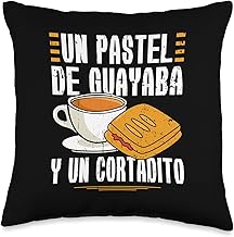 Cuban Breakfast Guayaba Cortadito Guava Cake Cuba Culture Throw Pillow