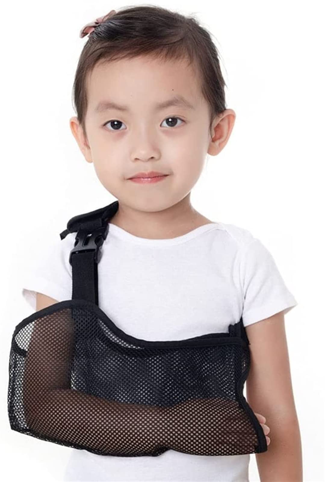 Cabestrillo Médico para Niños, Transpirable, Ligero, Ajustable, Correa De Apoyo para El Brazo, Inmovilizador De Hombro para Estabilizar El Brazo, Recuperación De Lesiones (Size : L)