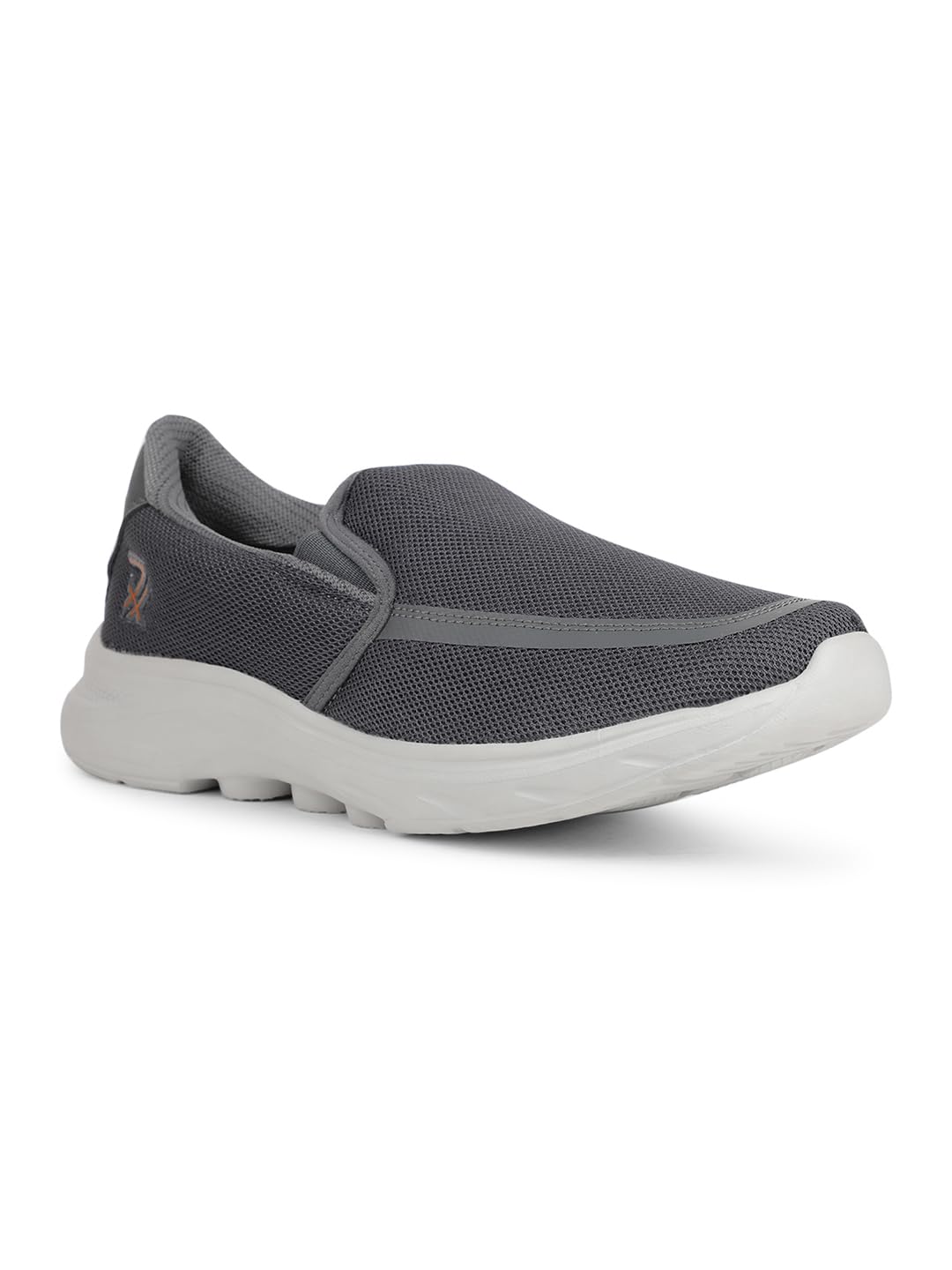 Leap7x Denis-1 Non-Lacing Sports Walking Shoes for Men - Black & Dark Grey | Comfortable and Durable - Suitable for Slip-On Gym, Jogging and Outdoor Shoes for Gents - Cushioned Footbed-image-37