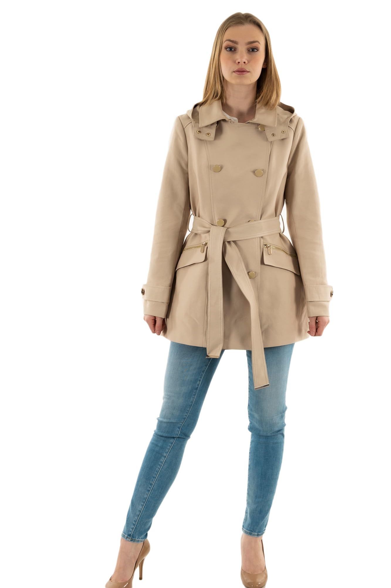 Morgan Woman 241-Gladia Trench, Beige, 40 EU