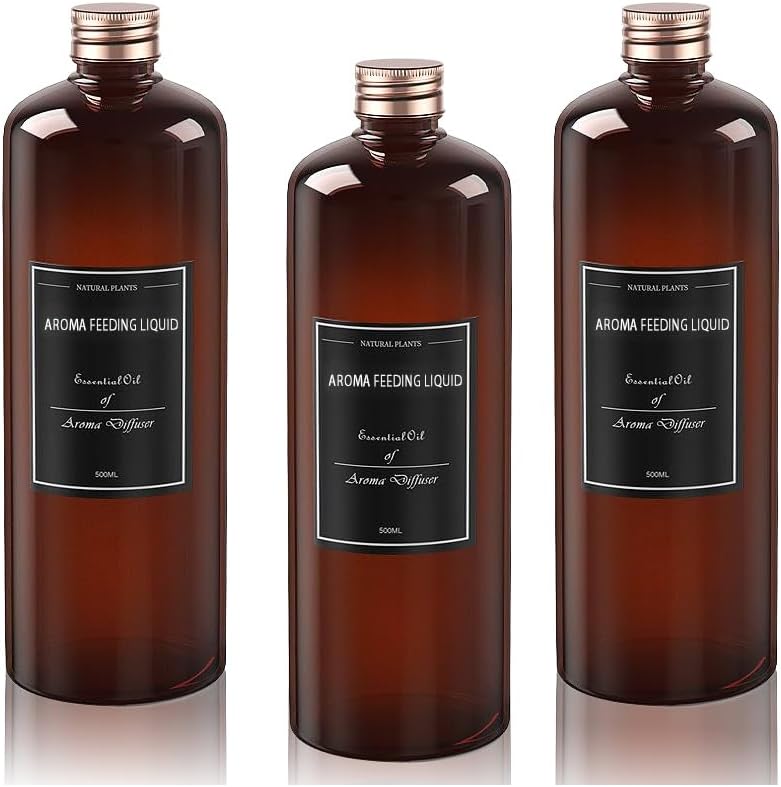 Red Bottle Aromatherapy Essential Oil – Cherry Smoke – 500 mL – Individually Boxed – Choose 3 Bottles – For Diffusers, Home & Spa – Gift-Ready, RAXINJS