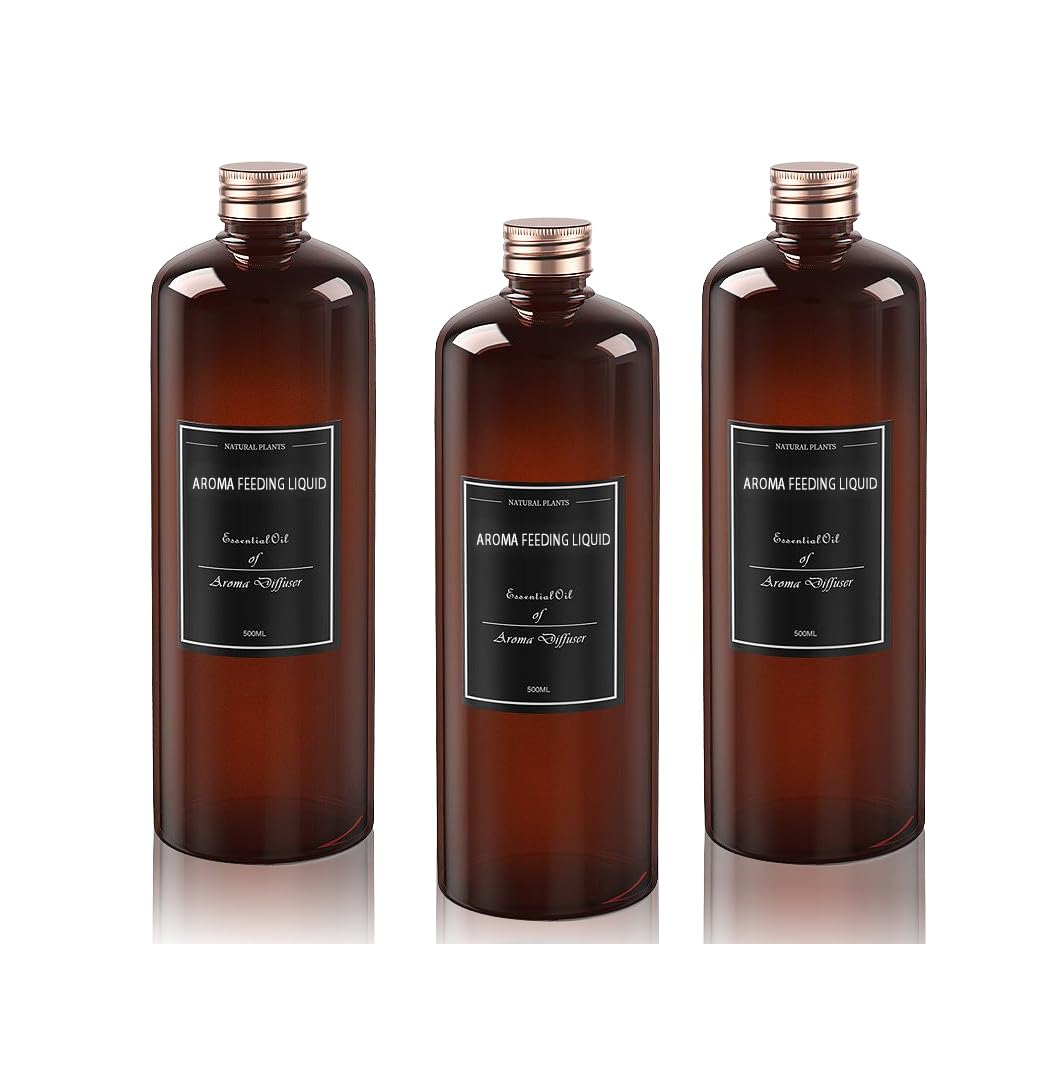 Red Bottle Aromatherapy Essential Oil – Cherry Smoke – 500 mL – Individually Boxed – Choose 3 Bottles – For Diffusers, Home & Spa – Gift-Ready, RAXINJS