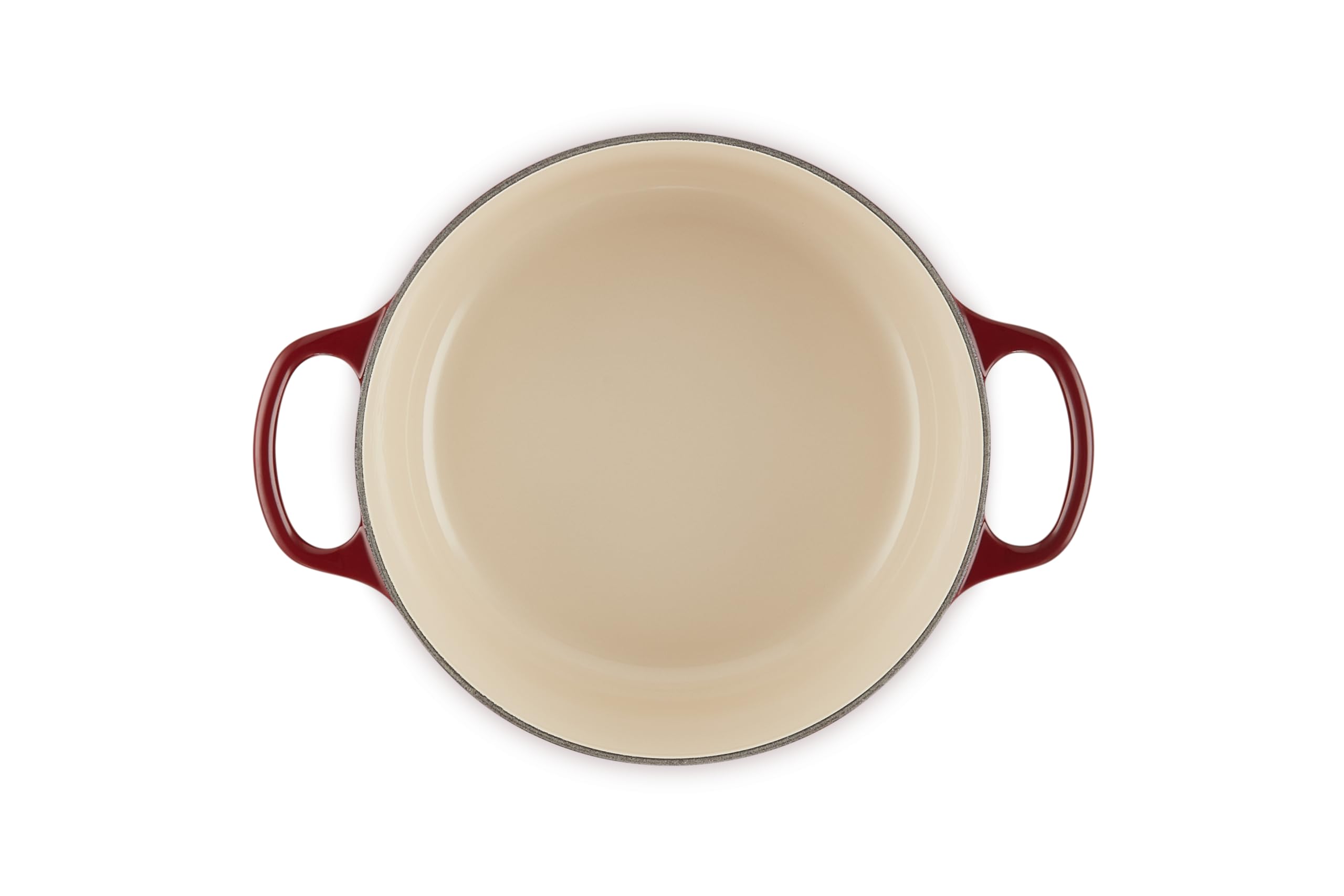 Le Creuset Cocotte Signature en Fonte Émaillée avec Couvercle, Ø 24 cm, Ronde, 4.2 L, 4.305 kg, Garnet, 21177249494441