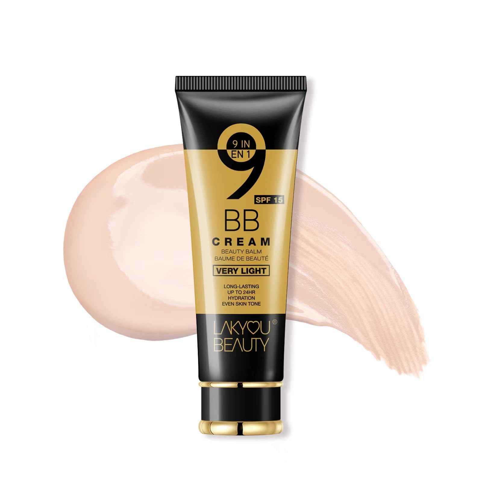 Lakyou Beauty 9 in 1 BB Cream | Light Weight | Long Lasting | Up To 24Hrs Hydration | Even Skin Tone | SPF-15 | Shade-02(Soft Ivory) | 80g-image-13