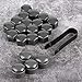 20pcs for Lug nut Covers 17mm Car Wheel Bolt Nut Cover, Replacement Universal Decoration for Car,Universal Covers Auto Hub Screw Anti-Theft Cover for Auto (Grey)