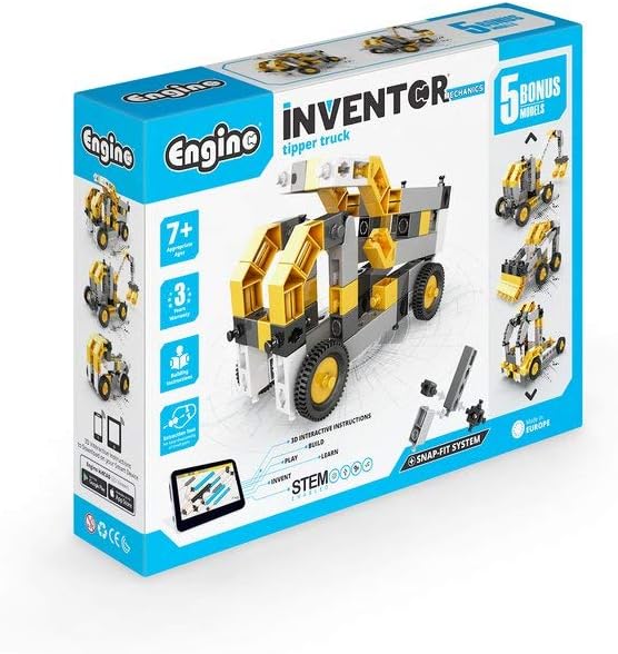 Engino Inventor Mechanics Quad Bike Construction Toy for Ages 7+, Includes 5 Bonus Models