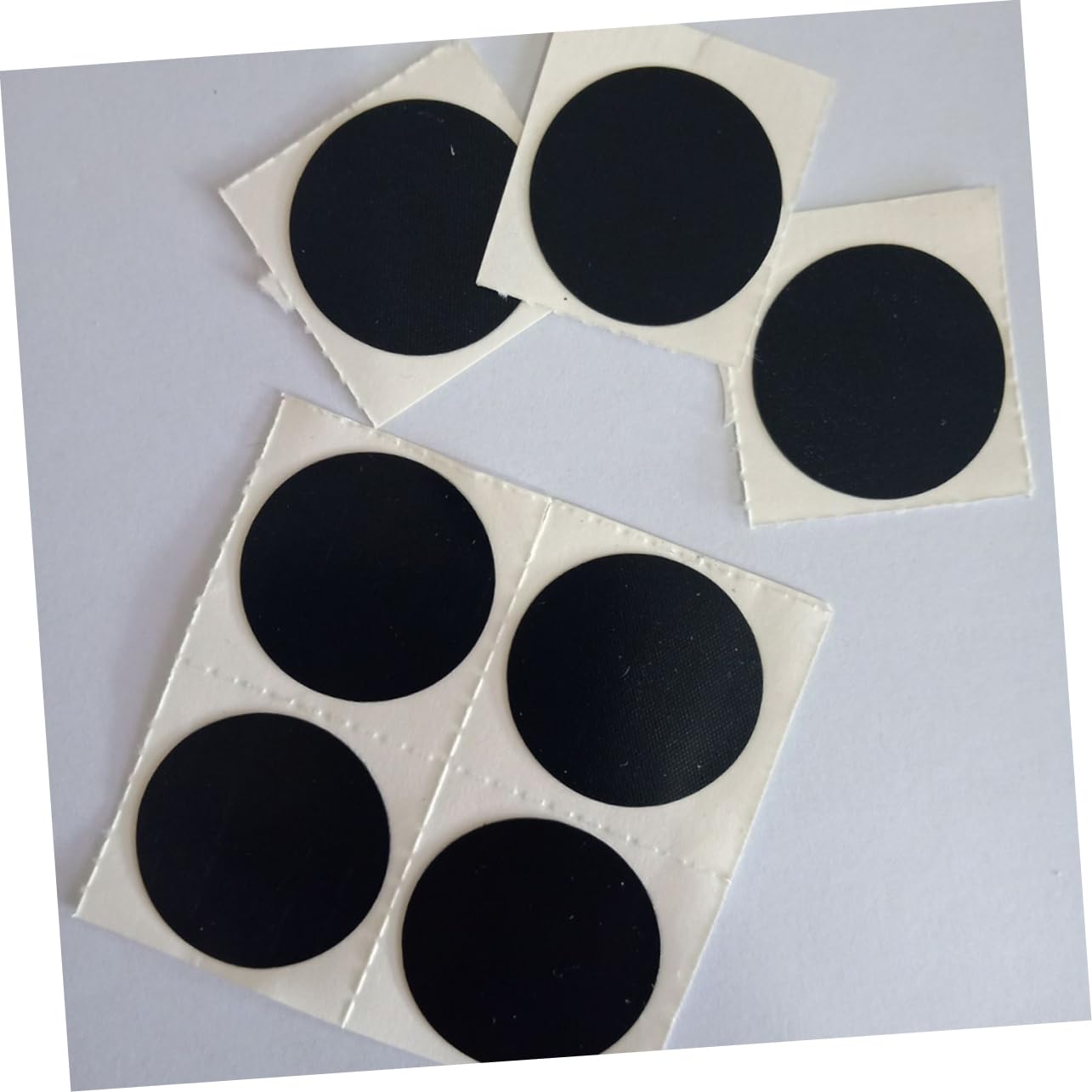 JUMPLAWN 4Sheets Portable Bike Tube Patches Professional Cycle Repair Kits Puncture Fix for Mountain Road and Bikes Total