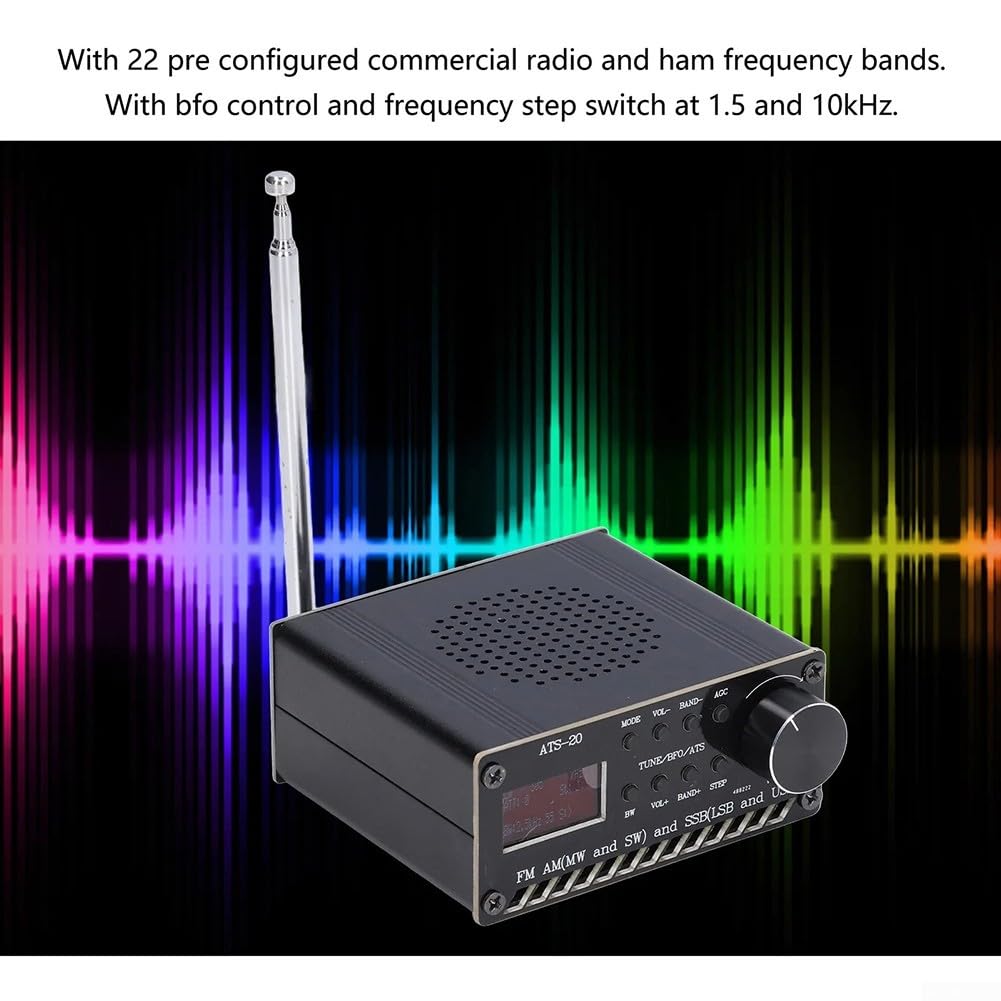 Ricevitore Radio Portatile Si4732 - Onde Corte, AM FM SSB, Con USB E Altoparlante