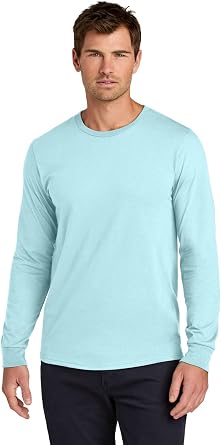 Jerzees Classics TM Unisex Cotton Long Sleeve T-Shirt 363L - [Breezy Blue]