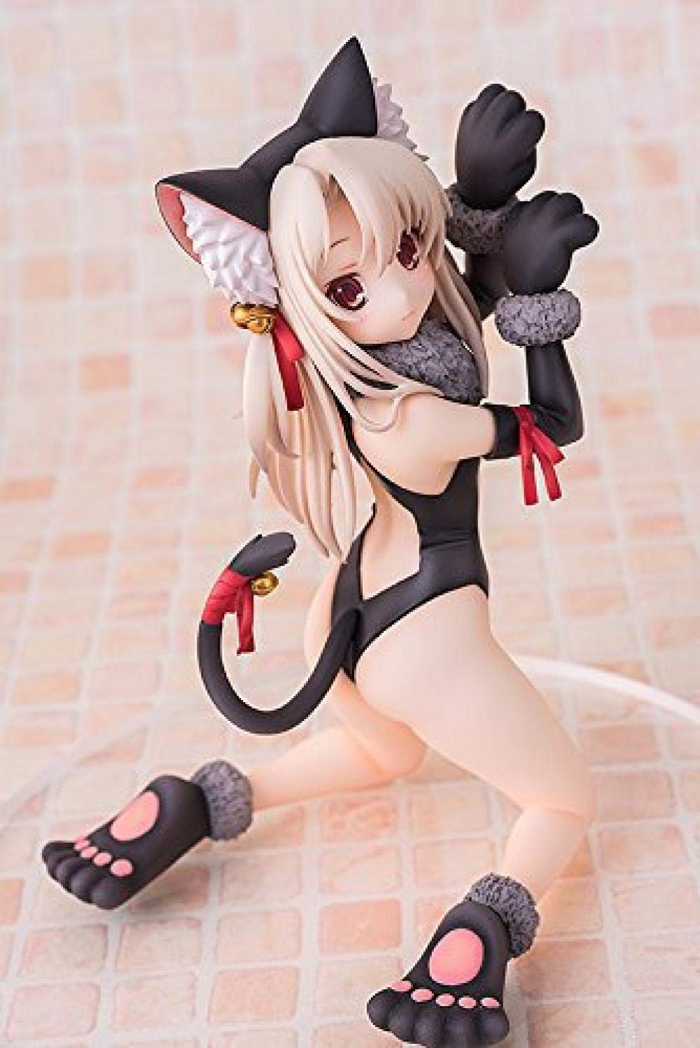 Amazon.co.jp: 魔法少女イリヤ黒と白猫の耳獣フィギュアフィギュア 