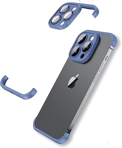 Miniatura 1 de Real Bare - Funda para teléfono sin marco diseñada para iPhone 12 Pro, protector de lente de cámara, almohadilla de esquina de TPU a prueba de