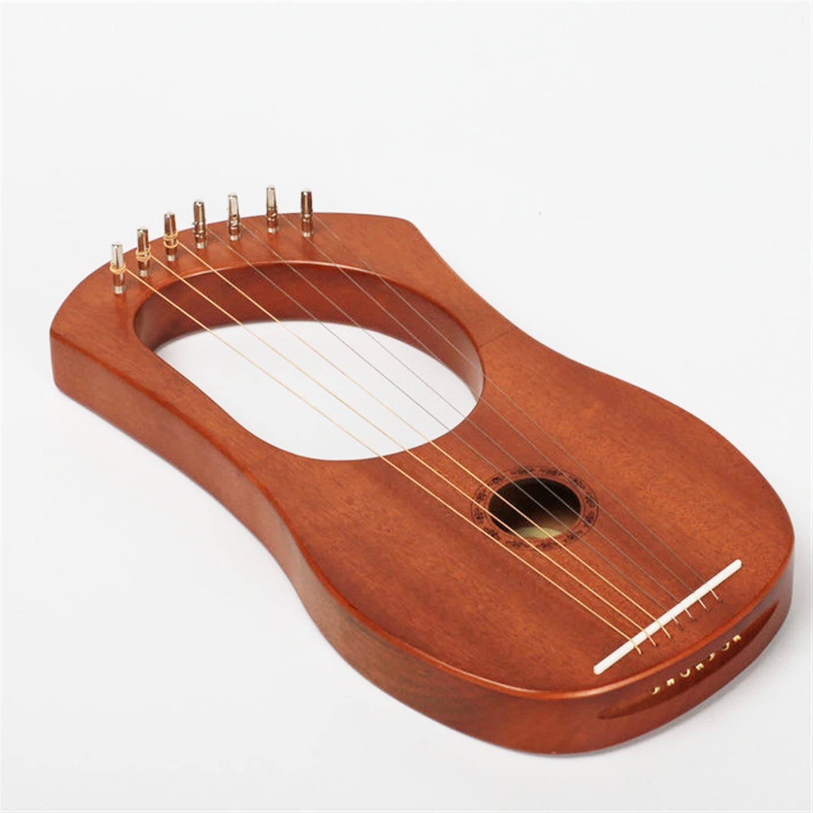 FLFL Tragbare Harfe 7-String Lyre Harp Lyre Lyre Lyre Lyre Musical Instrument Anfänger Erwachsene Kinder