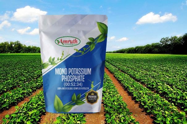 Fertilizer 100% Water Soluble | Complete Plant Food for Growth | For All Garden, Flower, Vegetable & Agriculture Plants | Drip Irrigation & Indoor-Outdoor Use | 1kg (Mono Potassium Phosphate) Fertilizer 100% Water Soluble | Complete Plant Food for Growth | For All Garden, Flower, Vegetable & Agriculture Plants | Drip Irrigation & Indoor-Outdoor Use | 1kg (Mono Potassium Phosphate)