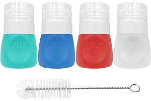 Leakproof Pizza Sauce Squeeze Bottles for Packed Lunches