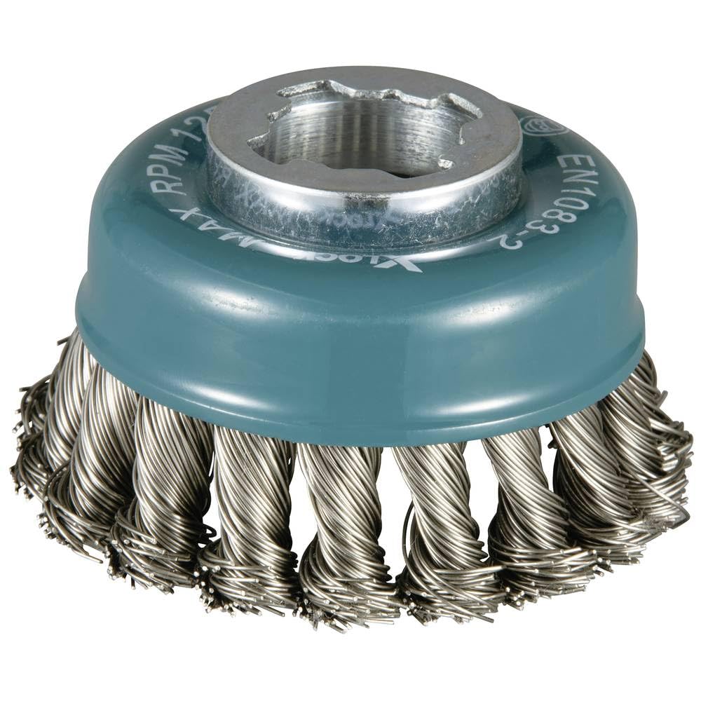Makita D-73330 X-Lock Knotted Wire Cup Brush 80mm