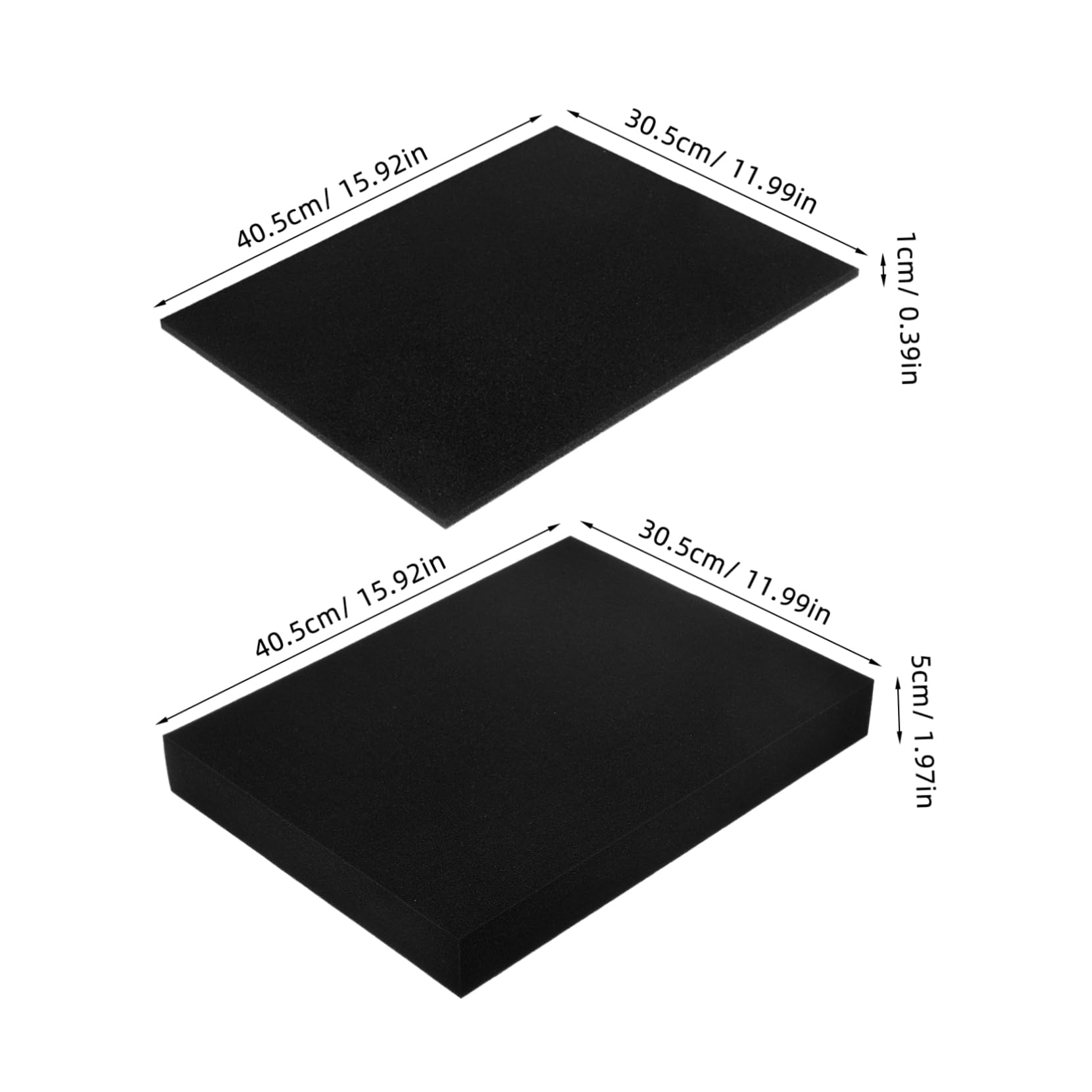 ARTIBETTER 4pcs Foam Inserts for Shipping Bubble Mailers Hand-torn Foam Case Liner for Packaging Protection