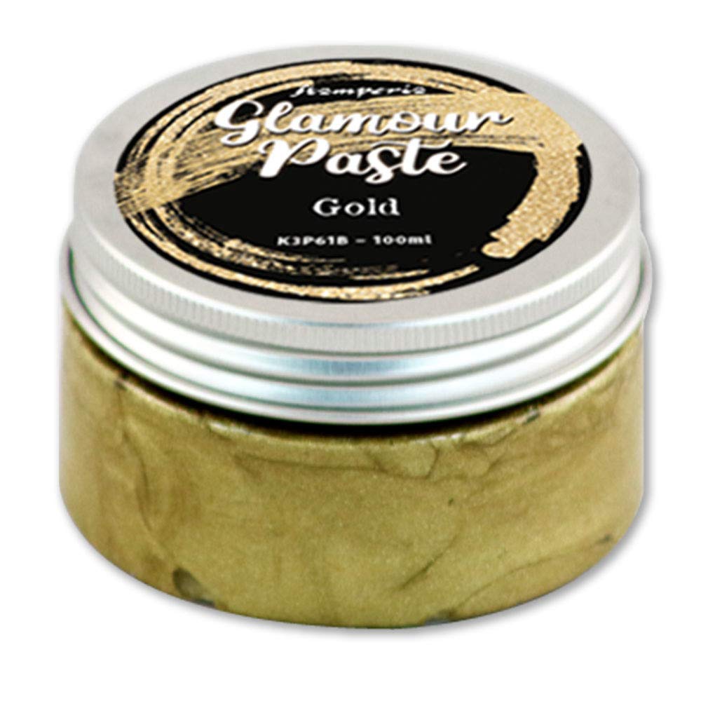 Stamperia Glamour Paste 100 ml-Oro, Multicolor, 6.8cmX4cm