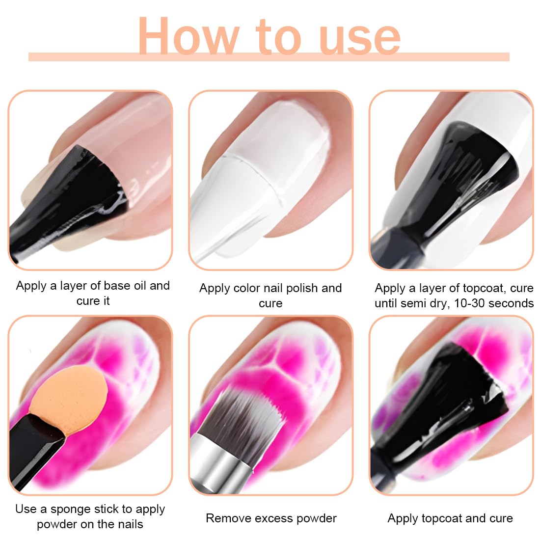 YUZNA 40 Couleurs Poudre à Ongles Pigmentée, Ombre Poudre Pailletée pour Nail Art, Décoration DIY Ongles, Livré avec 10 Pinceaux
