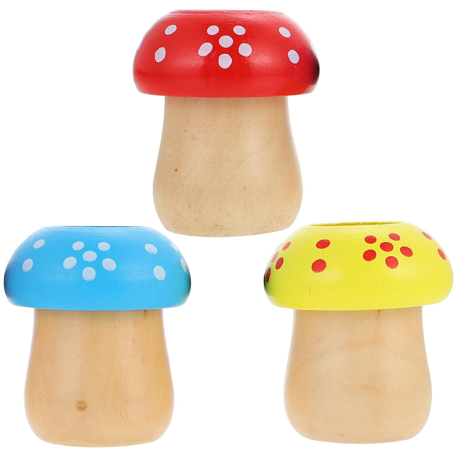 Totority Classic Kaleidoscopes Mushroom Shape Toy 3pcs Interactive Kaleidoscope Toys Mushroom Themed Toys Educational Observation Toys for Kids Party Favors for Over 3+ Years Old