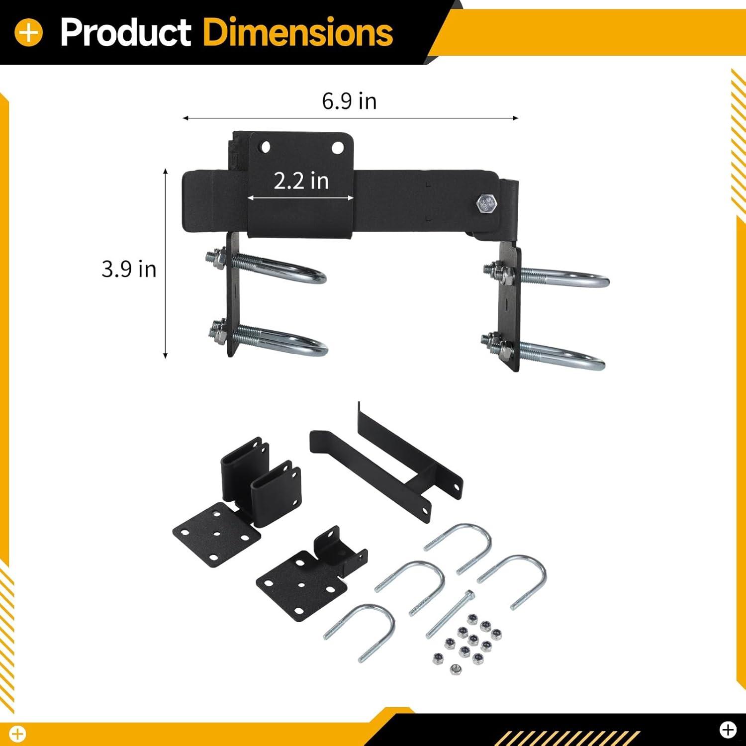 Double Gate Latch For Chain Link Fence, Duty, Adjustable, Steel