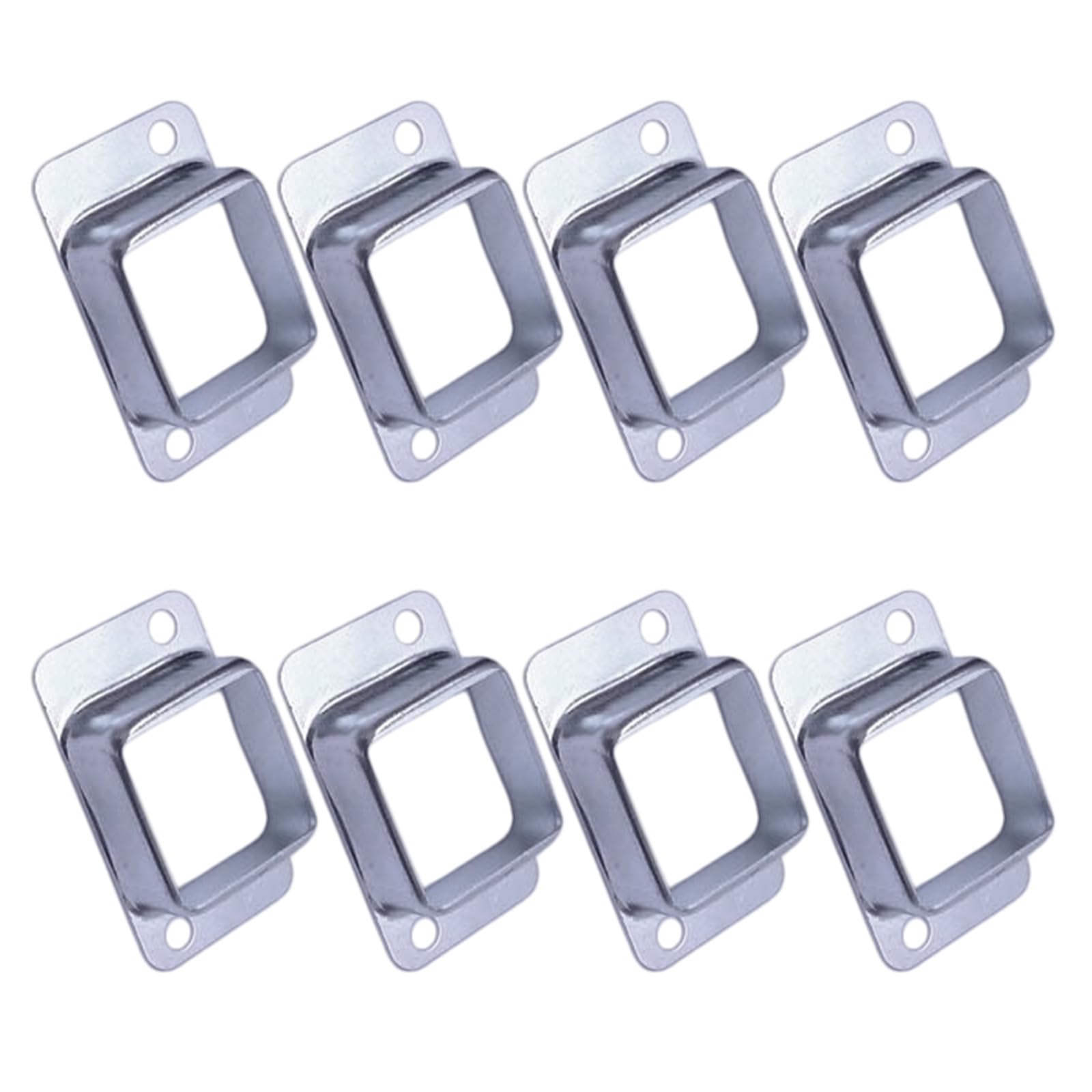 Fence Wall Mount Bracket Metal Square Post Flange Base Metal Fences Holders for Fencing Railing Mounting Enduring for Fencing Railing Mounting