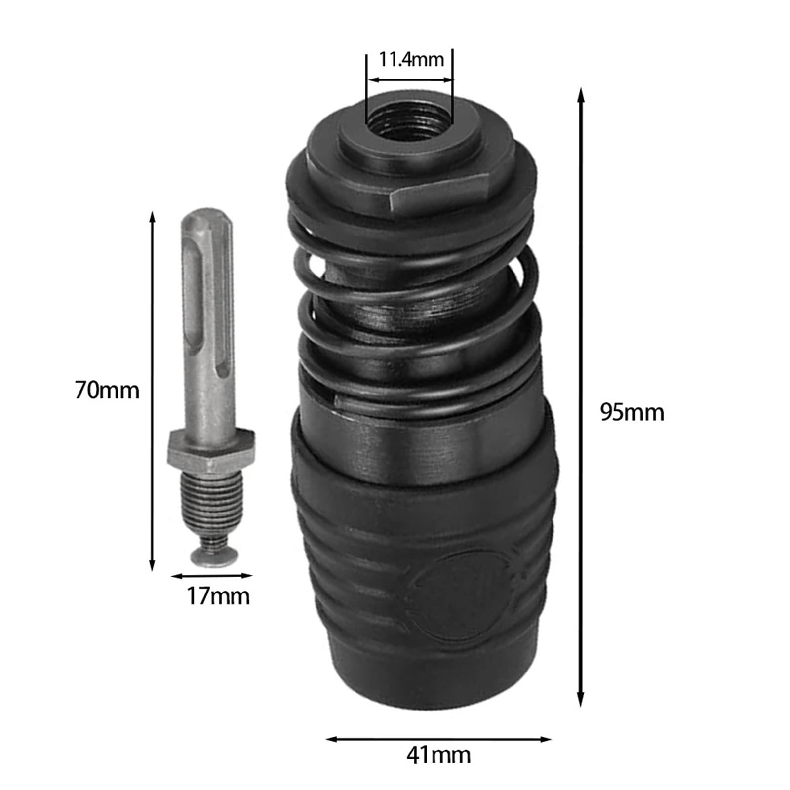 1 szt. Adapter wiertarki udarowej do SDS-Plus do SDS Max gniazdo adaptera dłuto uchwyt wiertarski udarowy Adapter narzędzie elektronarzędzia wiertła