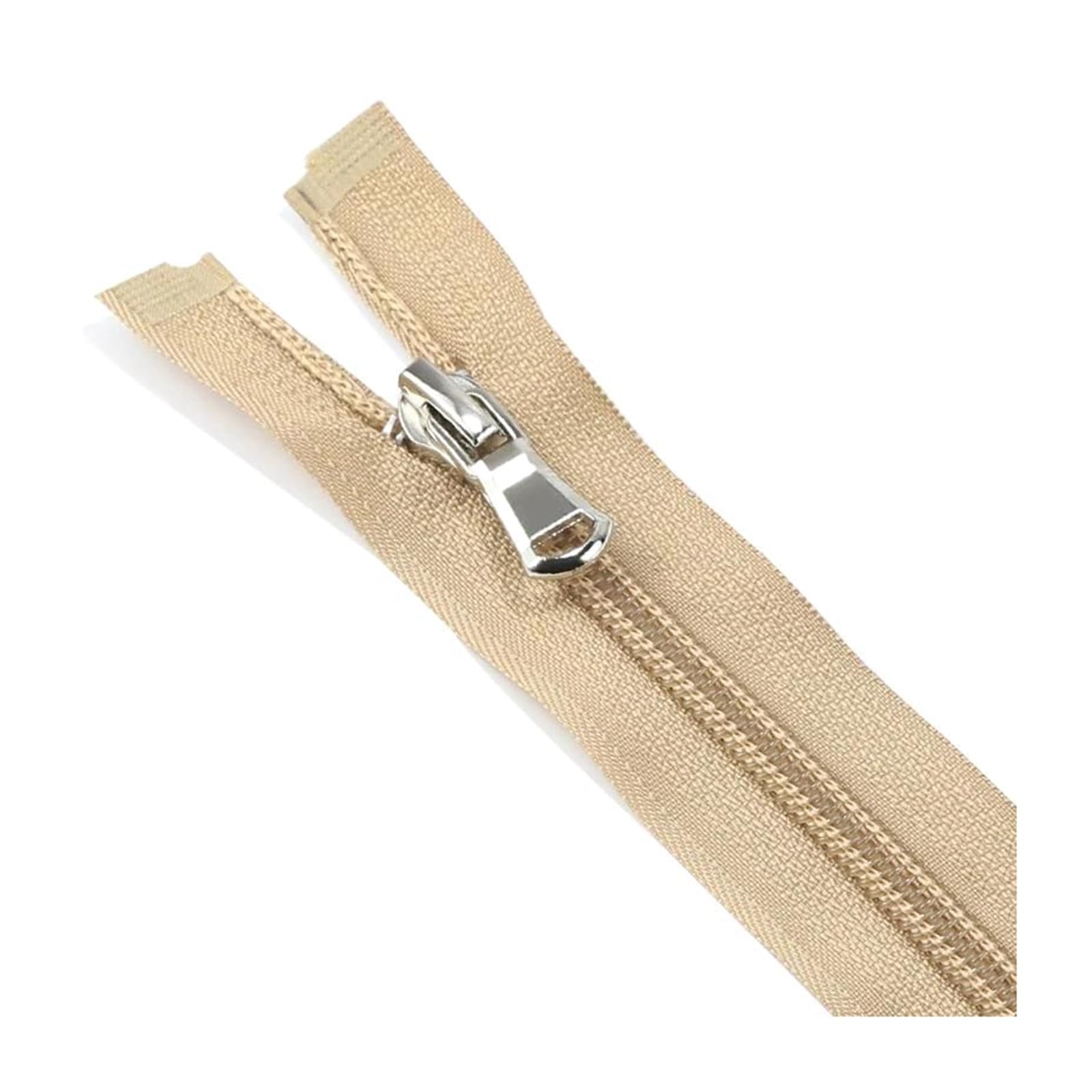 CFFQDQUANB Zipper for Bags, Nylon Coil Zippers Open-end for Tailor Sewing Crafts Nylon Zippers Accessories 5# 1pc(Brown,70cm)