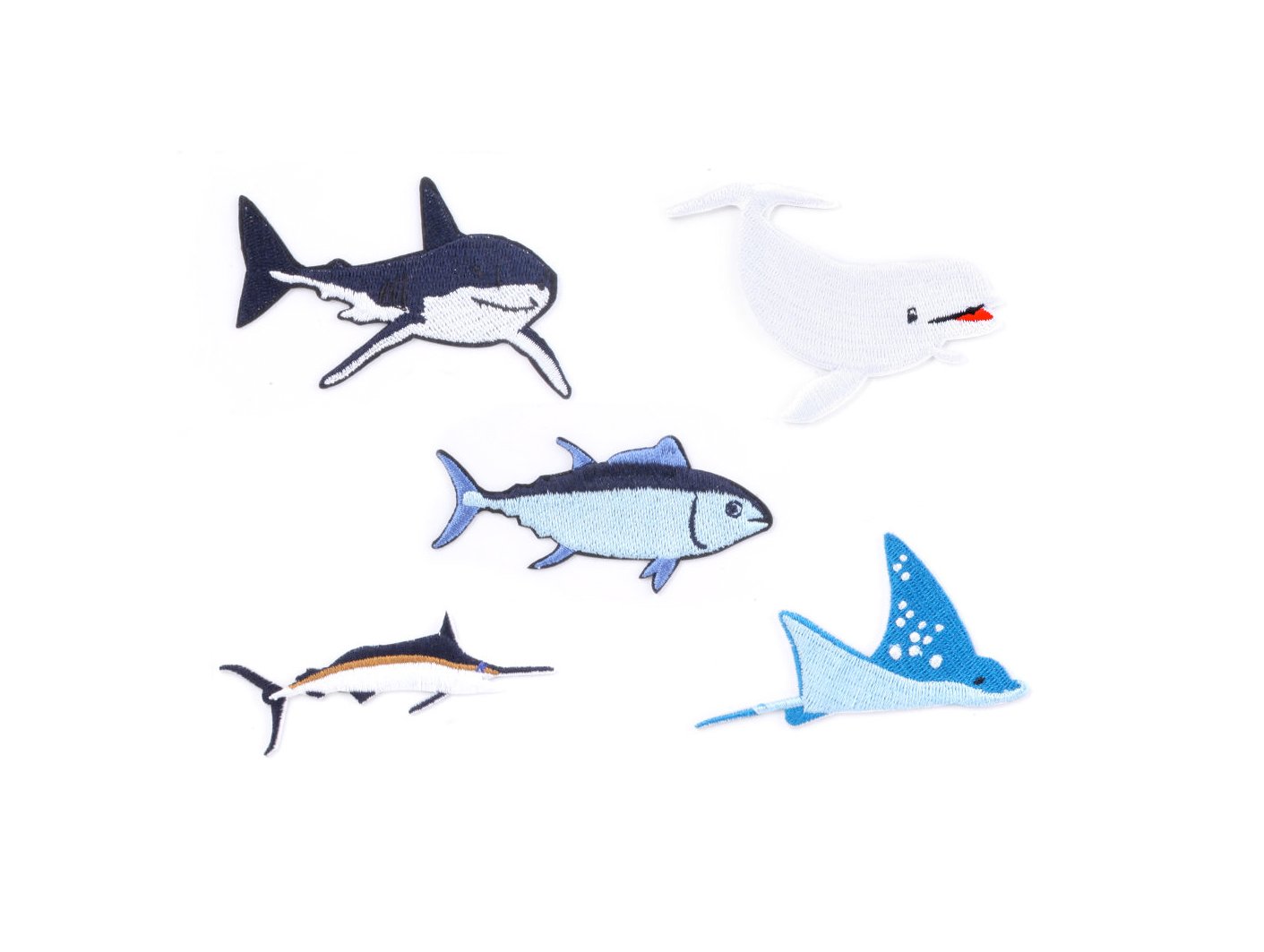 Iron On Patch Sea Creature Set